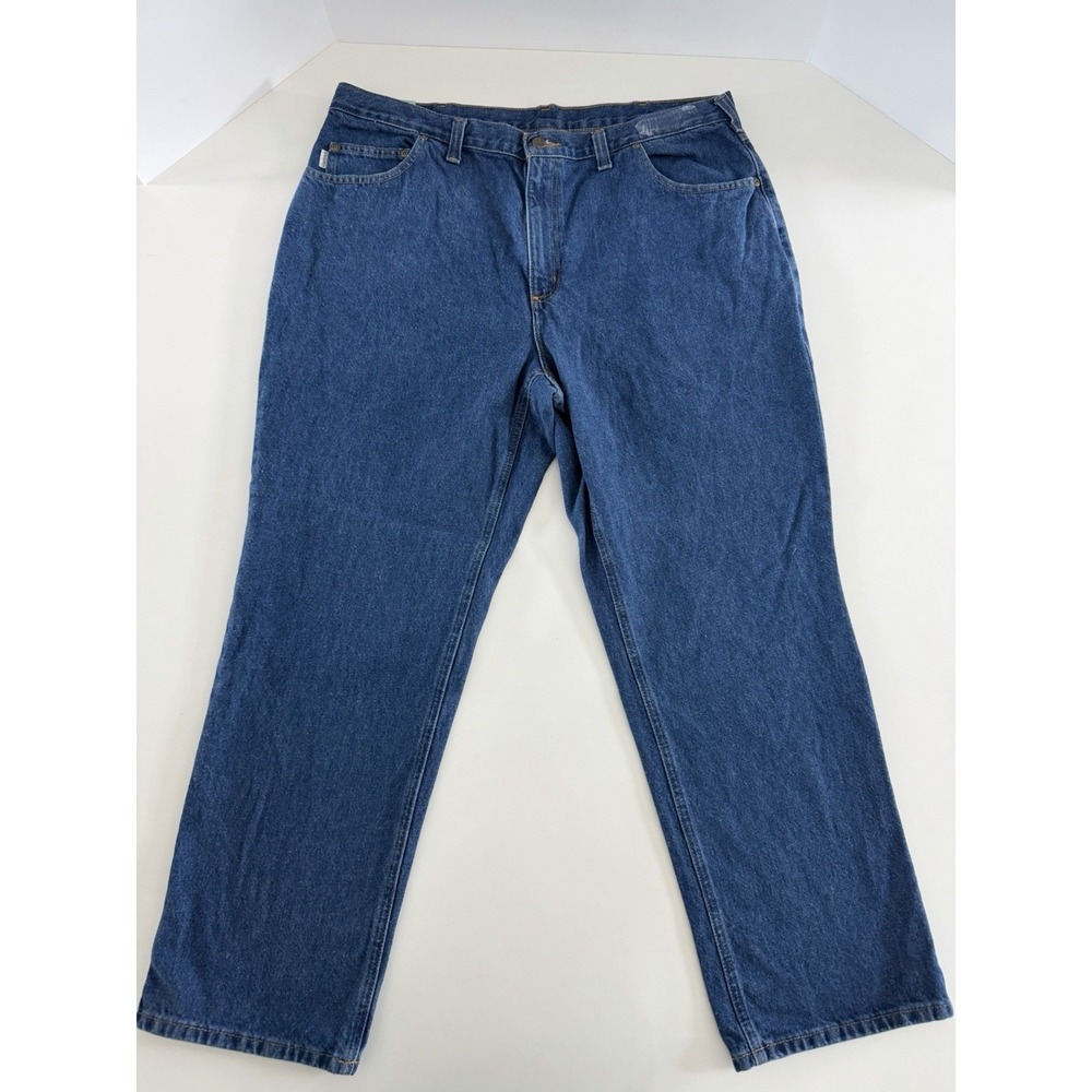 Carhartt Men's Work Jeans Size 40x30 Relaxed Fit‎ Straight Blue Denim Workwear